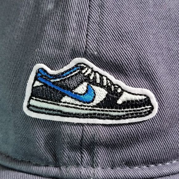 Nike Dunk Low Panda Staple Pigeon Dad Hat Cap Grey Black White Blue Cotton New - Picture 2 of 8